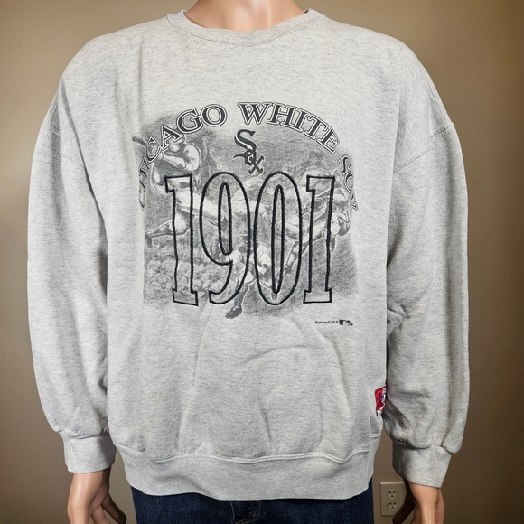 Nutmeg Other - Vintage Chicago White Sox Nutmeg Sweatshirt Mens 2XL Gray MLB 1901 Made in USA